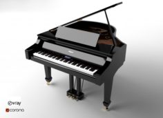 Roland Grand Piano 3D Model