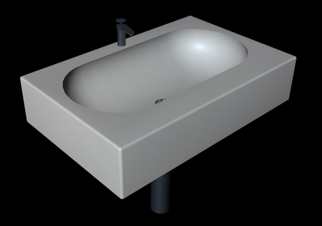 Simple Sink 3D Model