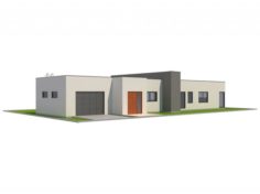 Modern House 1 3D Model
