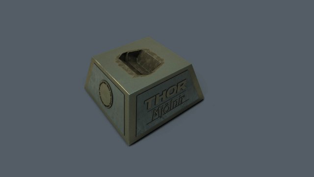 Thor Hammer Mjolnir 3D Model