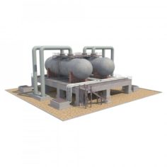 Industrial Silo 01 3D Model