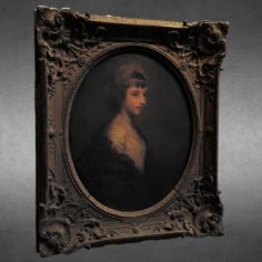 Portrait of Lady Mary Douglas						 Free 3D Model