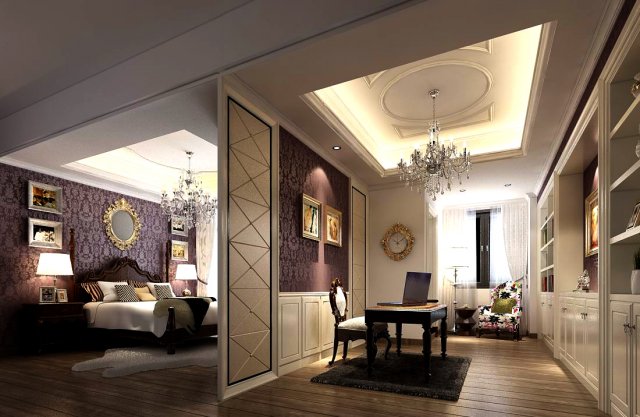 Beautifully stylish and luxurious bedrooms 71 3D Model