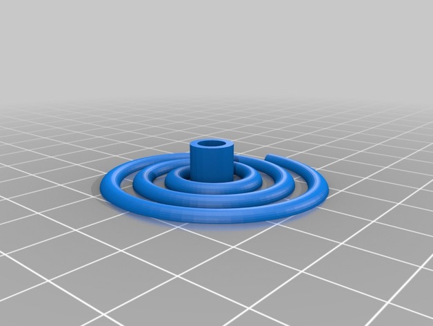 Spiral Stepper Motor Ornament 3D Print Model