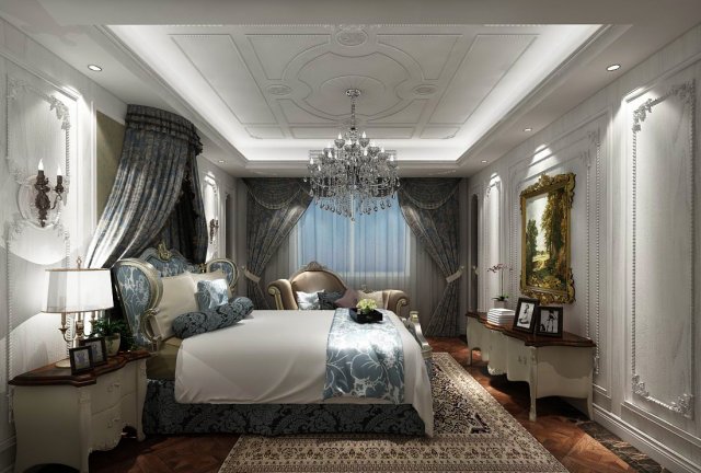 Beautifully stylish and luxurious bedrooms 20 3D Model