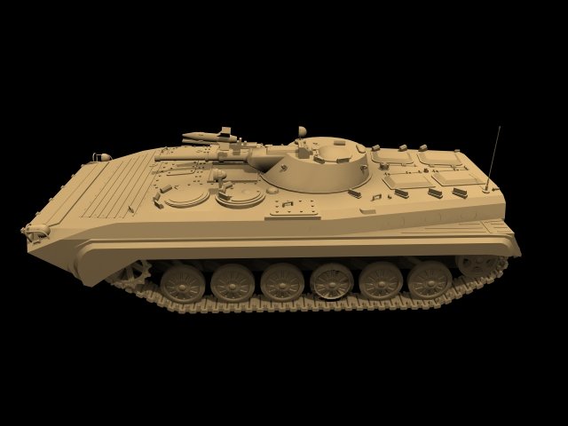 Russian Armored Vehicle BMP-F1 3D Model