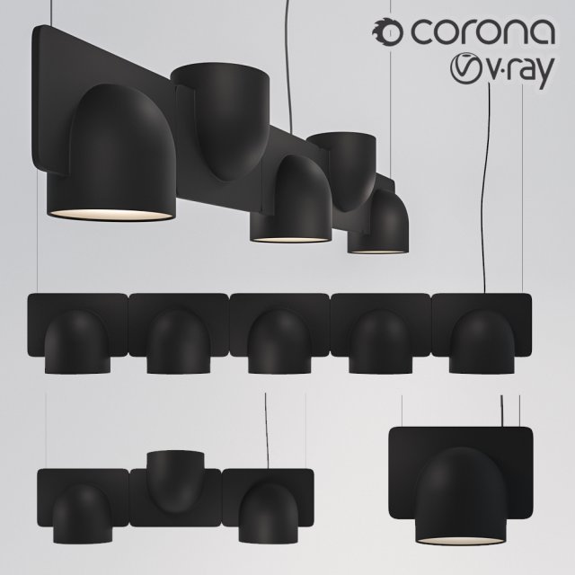 FontanaArte Igloo Suspension Lamp 3D Model