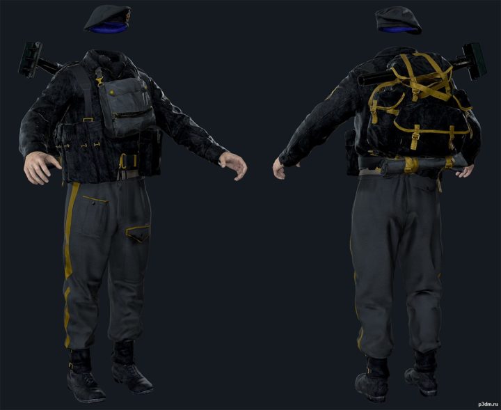 Airborne Division (Male) Special Boat Service 3D Model