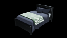 Modern Bed 2 3D Model