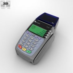 Credit Card Terminal 3D Model