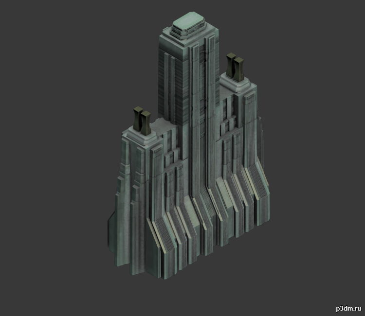 Bulding H 3D Model