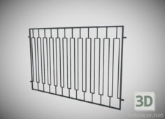 3D-Model 
Fence. Section section