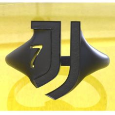 Juventus fan ring 3D Model