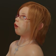 Girl without name						 Free 3D Model