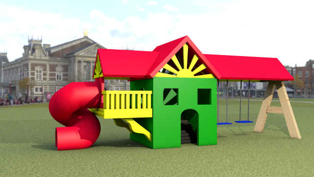 Childrens playground 3D Model