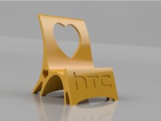 HTC Phone Stand 3D Print Model