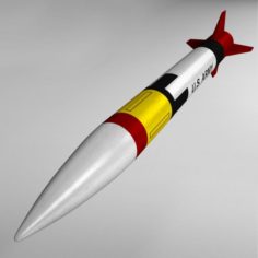 Patriot missile mim-104 high detail 3D Model