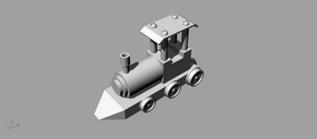 TRAIN 3D Model