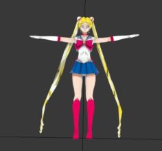 Sailor Moon Bunny tsukino 3D Model
