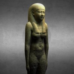 Ptolemaic statue of a woman						 Free 3D Model