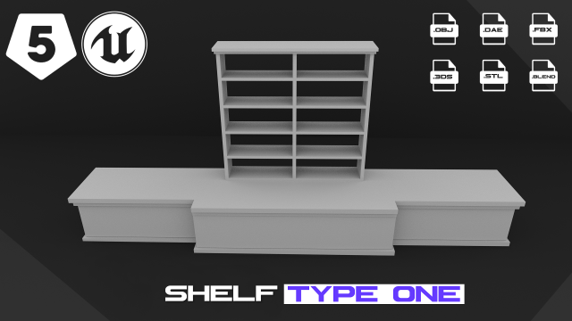 Shelf Type One 3D Model
