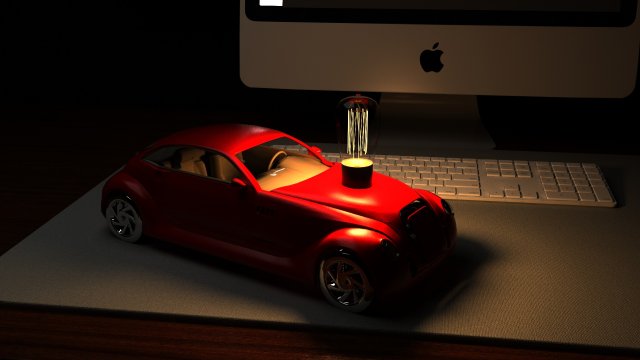 Car Lamp 3D Model