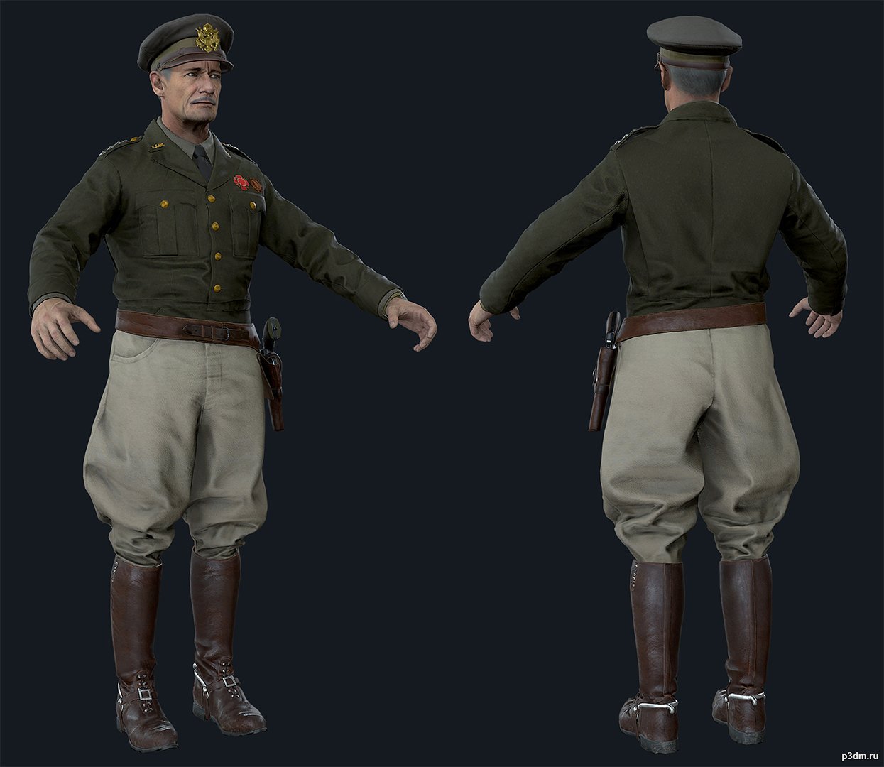 General Davis Headquarters 3D Model