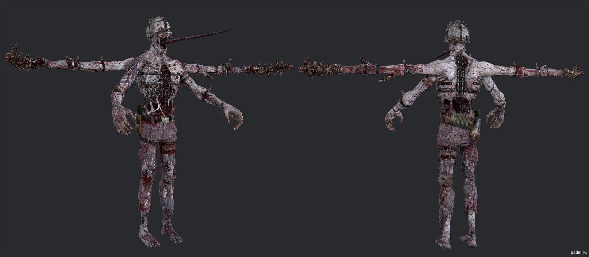 The Darkest Shore Zombie Meuchler 3D Model