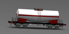 Train railway 3D Model