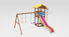 Playground cheerful color 3D Model