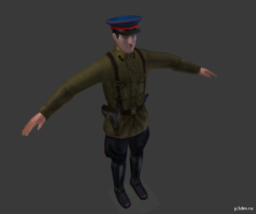 Officer rus 3D Model