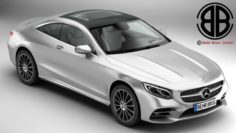 Mercedes S Class Coupe AMG Line 2018 3D Model