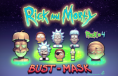 Rick and Morty pack4 3D Model