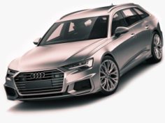 Audi A6 Avant 2019 s-line 3D Model