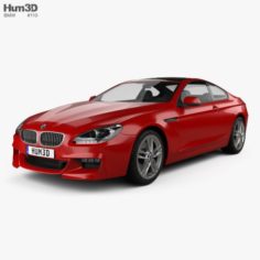 BMW 6 series F13 Coupe M Sport Package 2015 3D Model