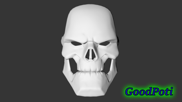 Mask of Taskmaster from the game Marvel ontest Of Champions 3D Model