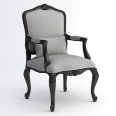 Louis XV armchair 3D Model