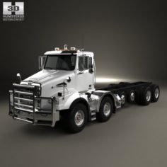 Western Star 4800 SB TS Day Cab Chassis Truck 2008 3D Model