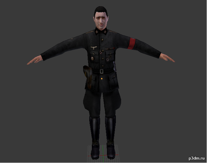 Officer ger 3D Model