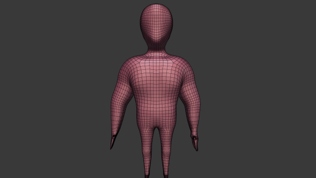 Simple Character Free 3D Model