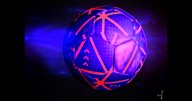 Soccerball Realistic 3D Model