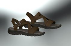 Sandal Casual Realistic 3D Model
