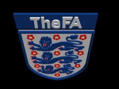 England Football National Team 3d Logo 3D Model