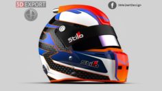 Racing helmet Stilo ST5-Zero 3D Model