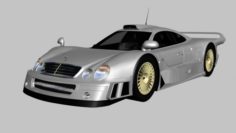Mercedes-Benz CLK-GTR AMG 3D Model