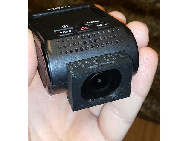 Viofo A119 Dashcam CPL Lens Holder 3D Print Model