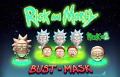 Rick and Morty pack2 3D Model