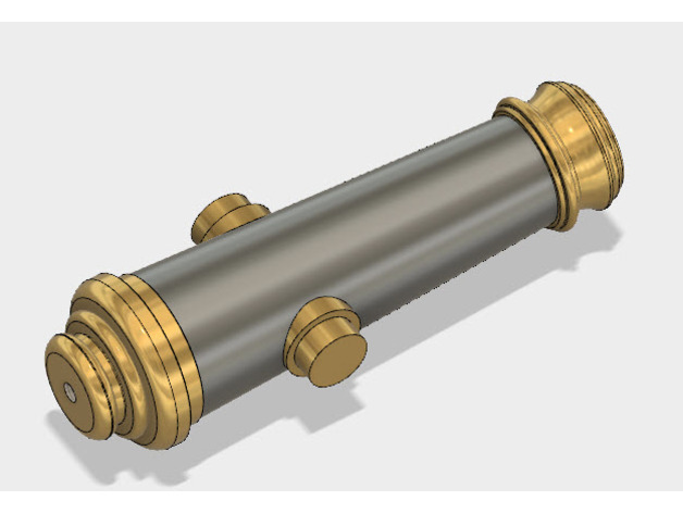 Cannon Bar Tap V2 3D Print Model