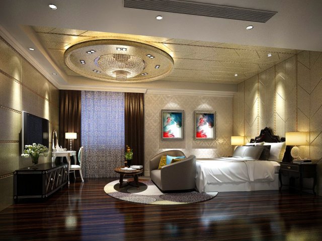 Beautifully stylish and luxurious bedrooms 28 3D Model