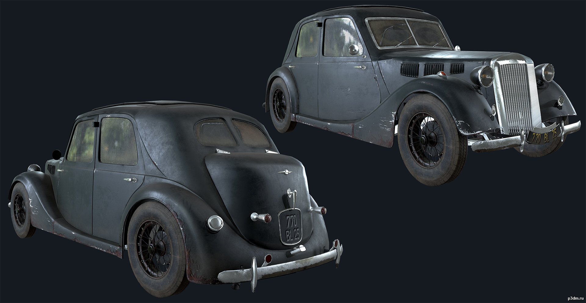 Renault Celtaquatre 3D Model